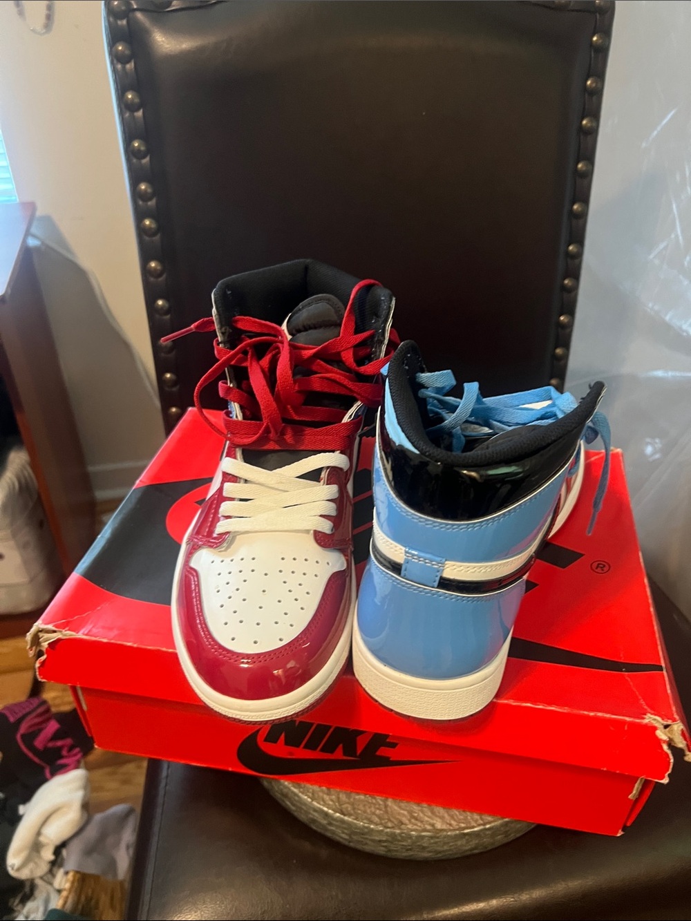Size 9.5 Jordan 1 Retro OG High Fearless No Box - Picture 5 of 9